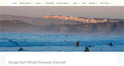 Desktop Screenshot of escapesurfschool.co.uk